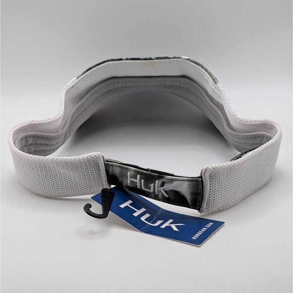 NEW NWT Huk Fishing Visor Mossy Oak Hydro Fishing Hat Water Lake Camo Adjustable - Picture 6 of 6